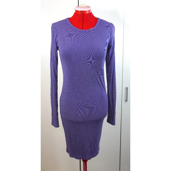 Aritzia (Wilfred Free) "Stayover" Dress in "Deep Violet" - Picture 1 of 6